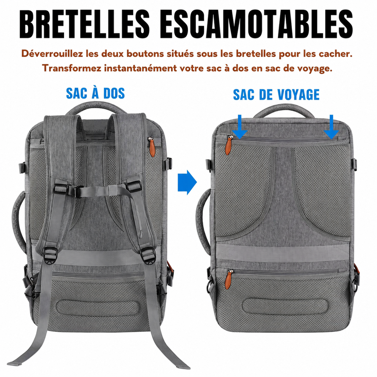 Sac à Dos Voyage Ultime 60L - Escapade et Week-end