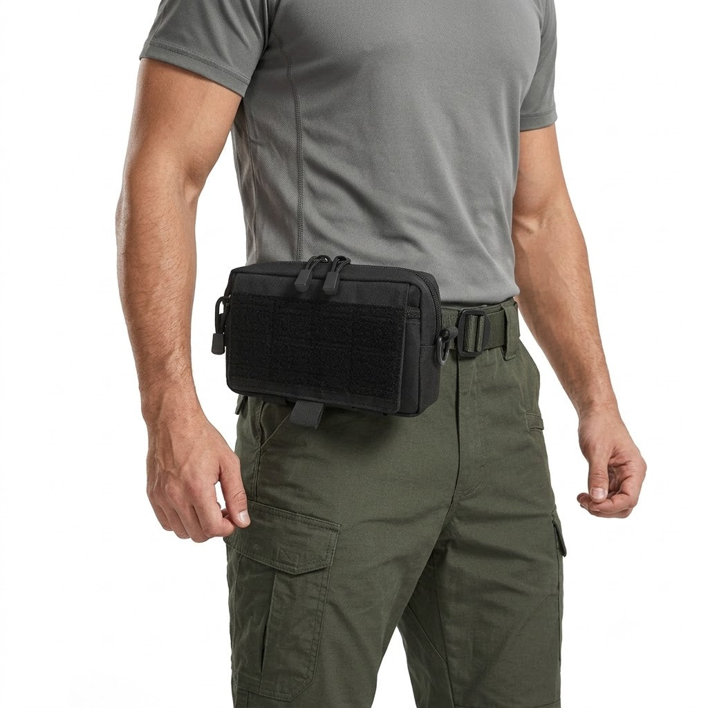Pochette Tactique MOLLE -  Pratique & Discrète
