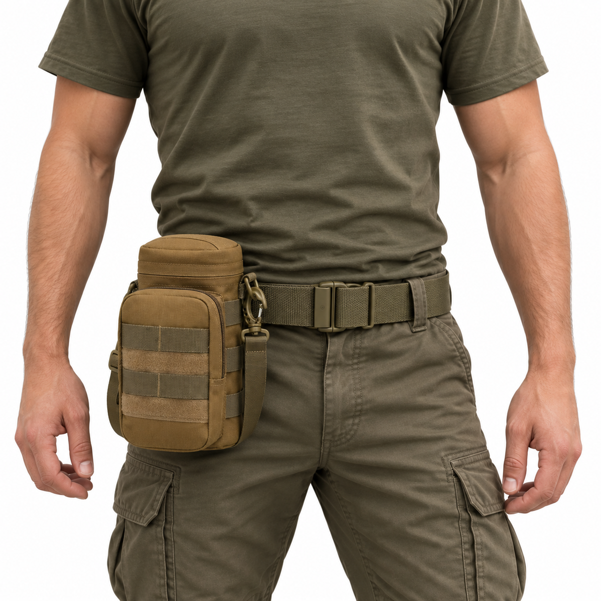 Porte-Gourde Tactique Molle Pro - Solide & Pratique