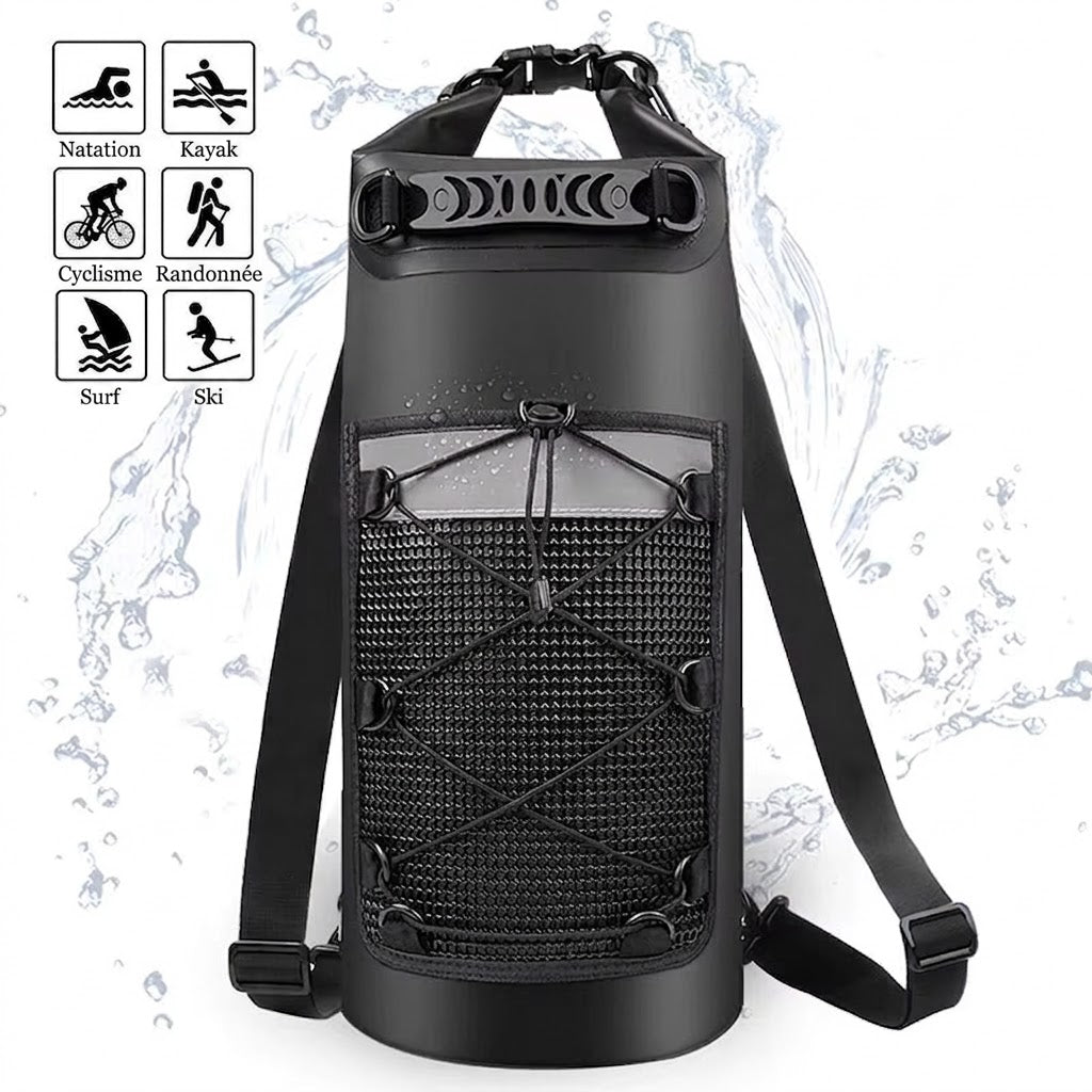 Sac à Dos Waterproof 10L 20L 30L - Robuste, Confortable & Etanche