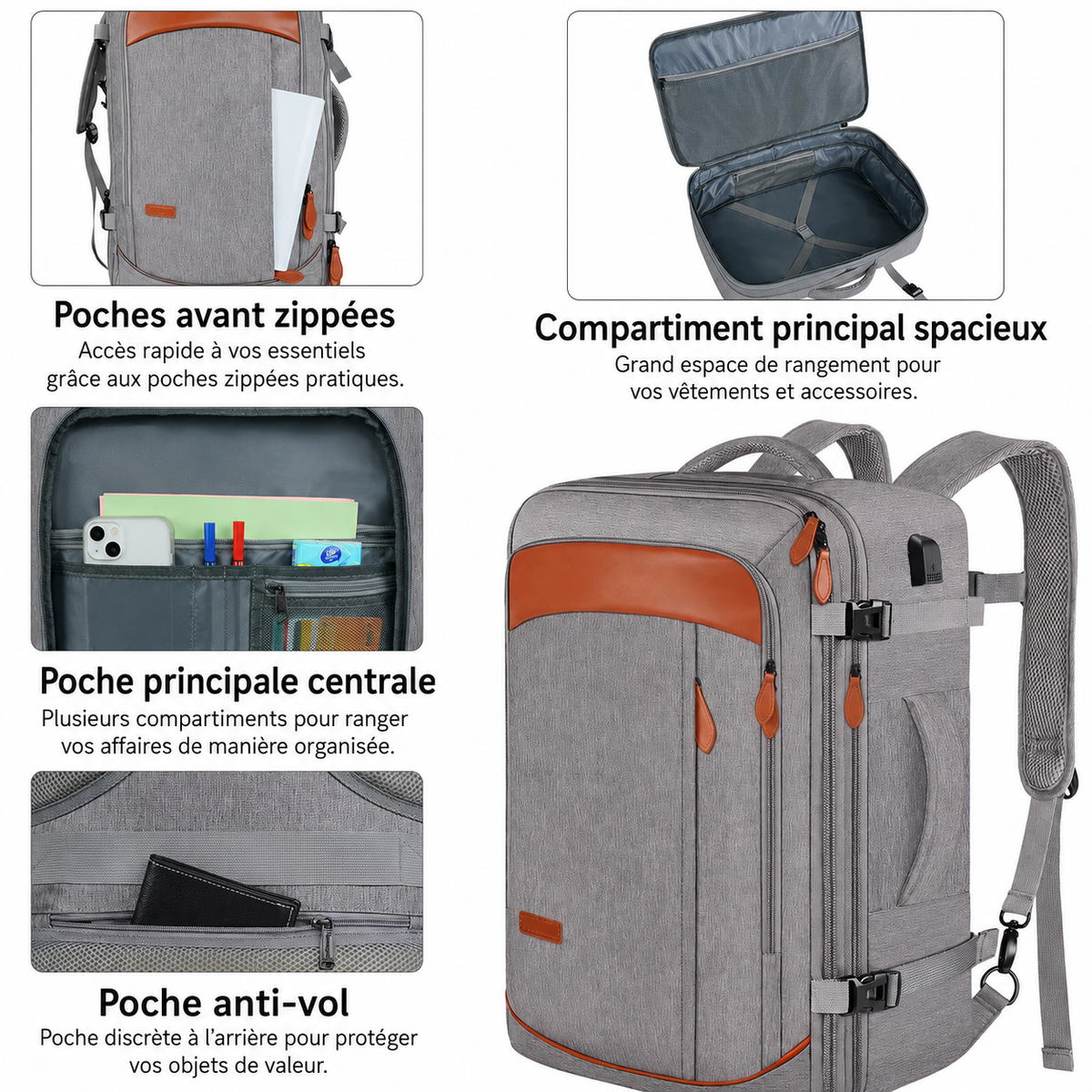 Sac à Dos Voyage Ultime 60L - Escapade et Week-end
