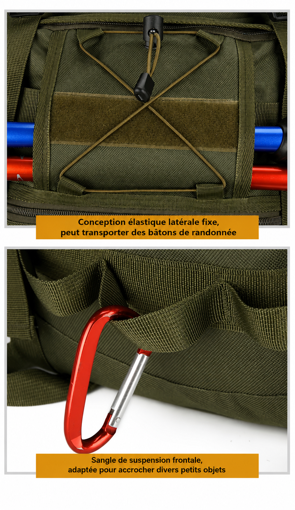 Sac à Dos Tactique Pro 80L - Conception Robuste & Ergonomique