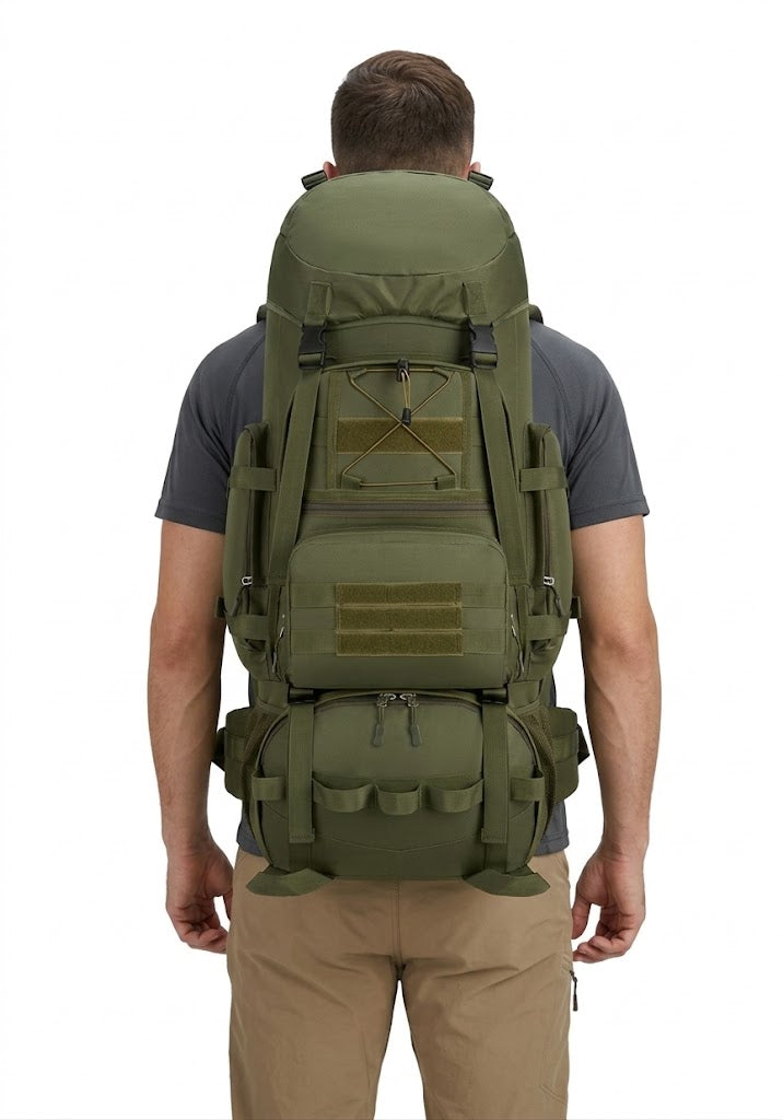 Sac à Dos Tactique Pro 80L - Conception Robuste & Ergonomique