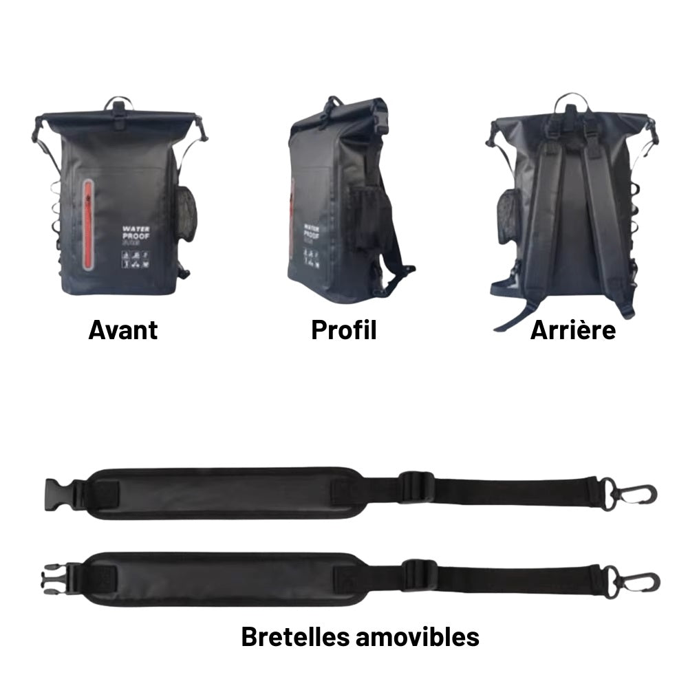Sac à Dos Etanche Outdoor 25L - Polyvalent & Moderne