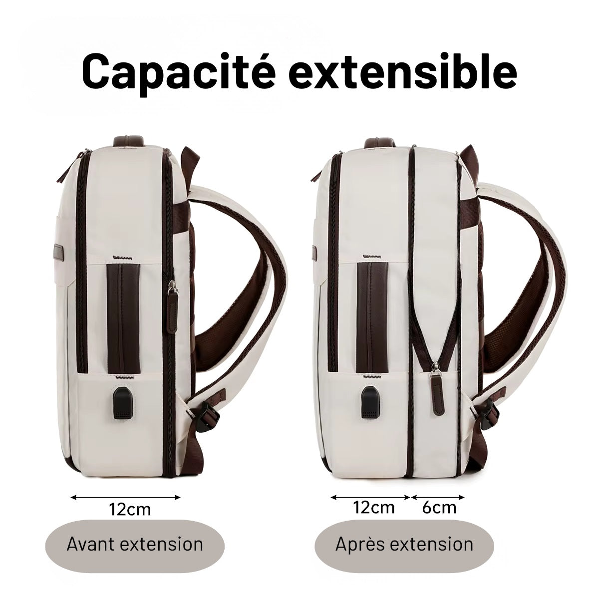 Sac à Dos Voyage 35L - Compact & Multifonction