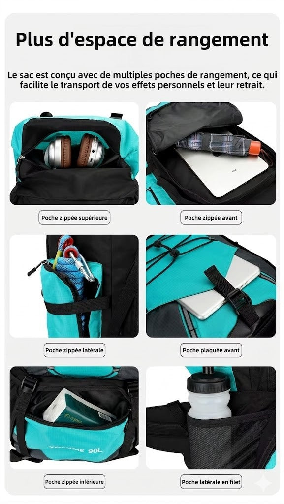 Expedition Hiking Backpack 90L