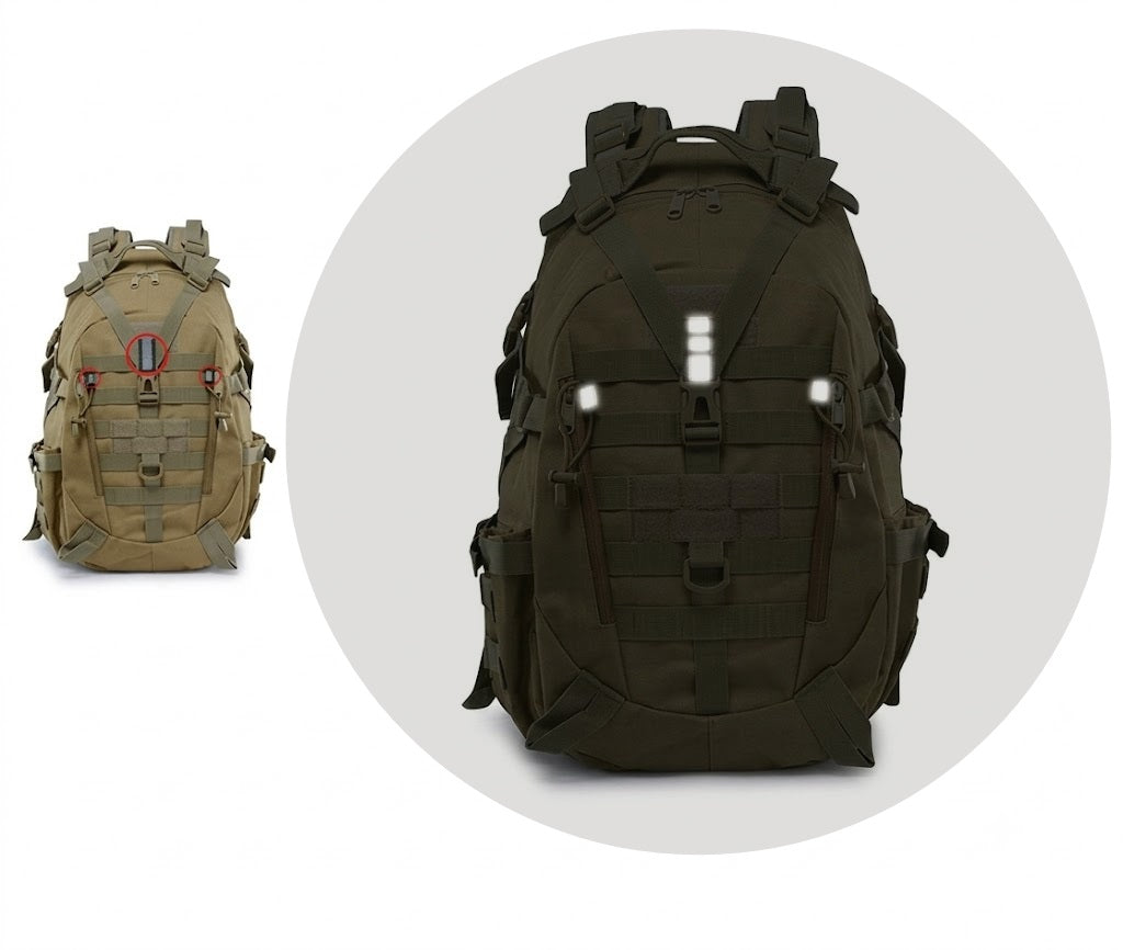 Sac à Dos Militaire Tactique MOLLE 50L - Confortable & Résistant