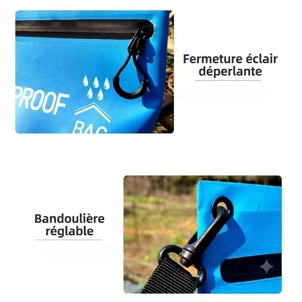 Sacoche Imperméable Polyvalente - 0,5L - Pratique & Légère