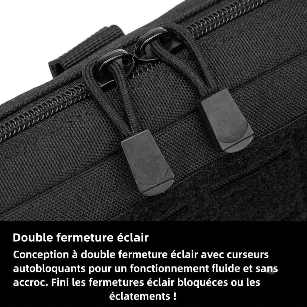 Pochette Tactique MOLLE -  Pratique & Discrète
