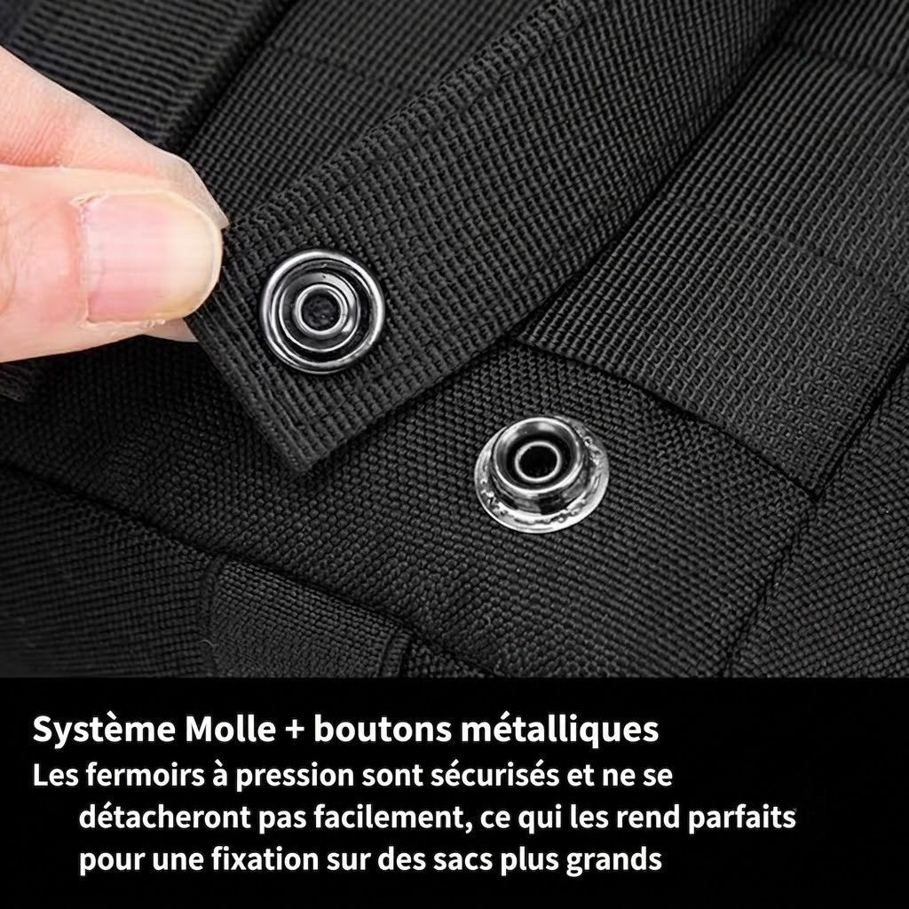 Pochette Tactique MOLLE -  Pratique & Discrète
