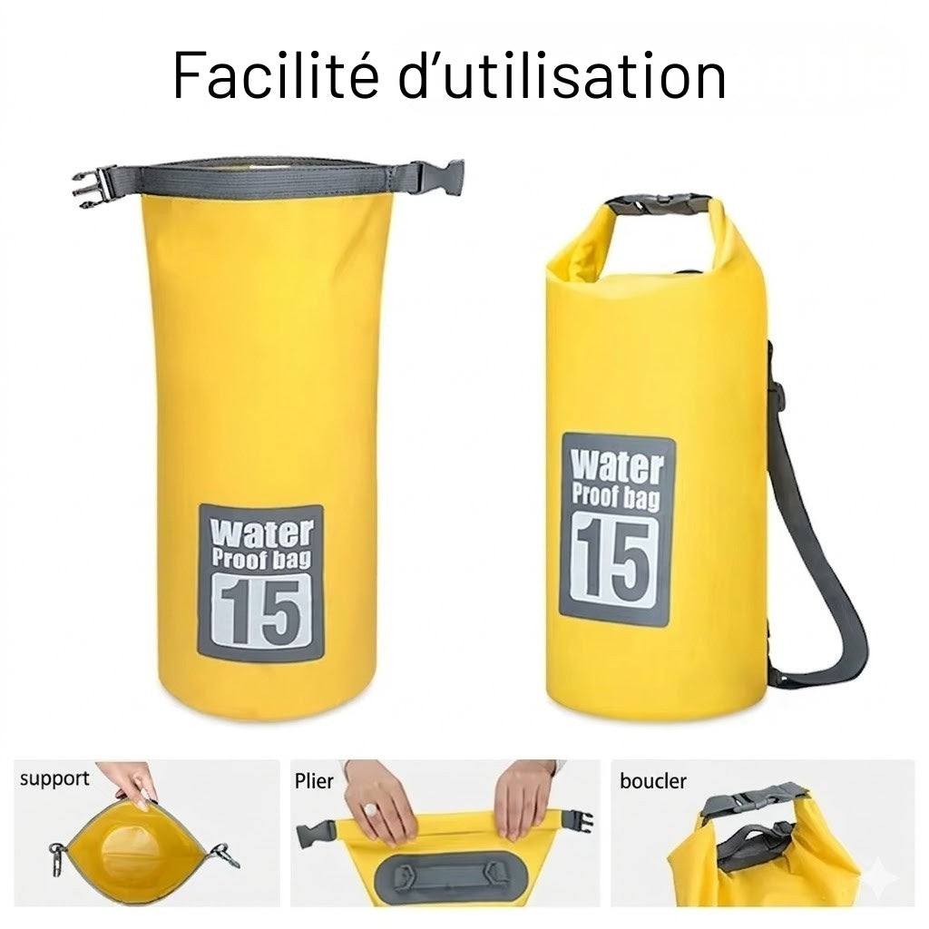 Sac à Dos Imperméable 10L et 15L - Pratique, Résistant & Waterproof