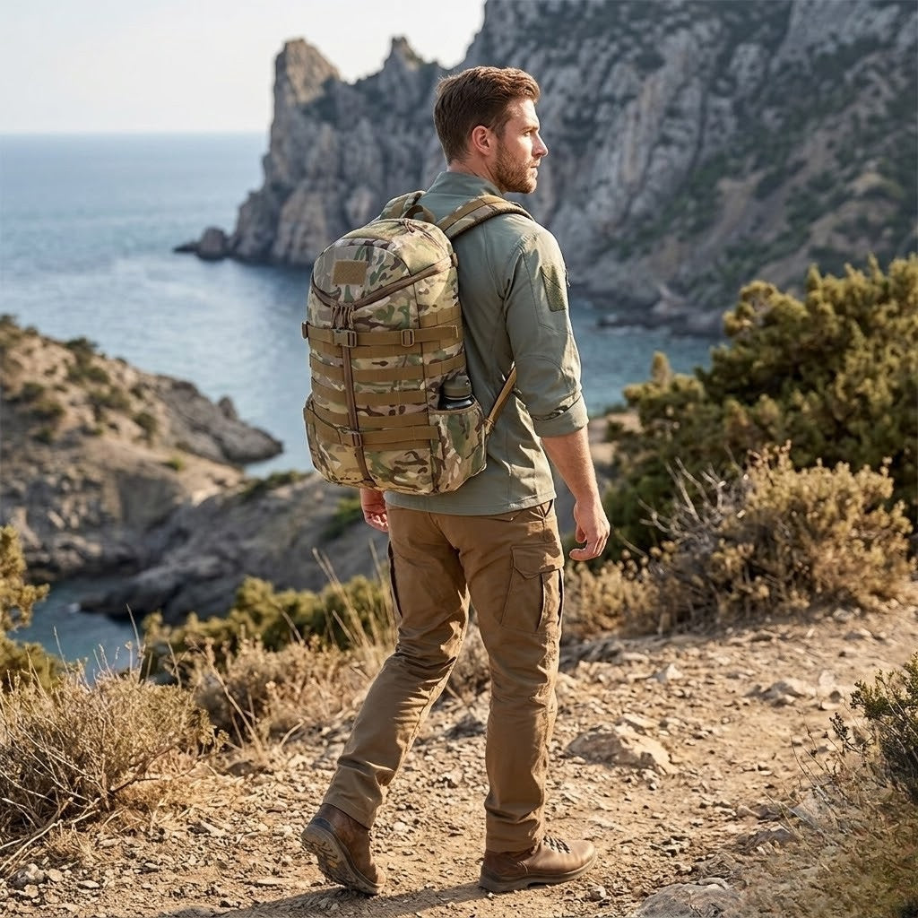 Sac à Dos Tactique Camouflage  - Pratique & Discret