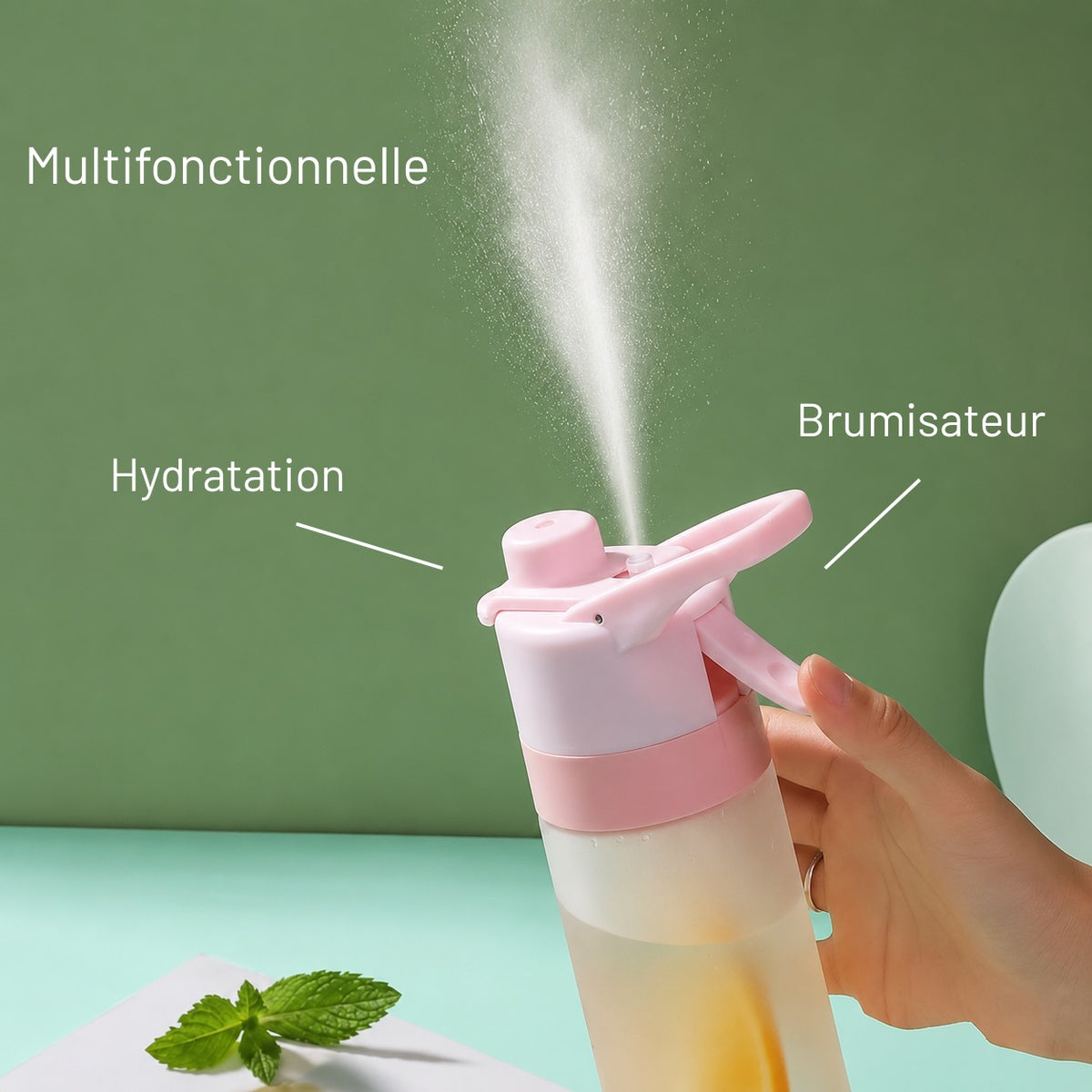 Gourde Brumisateur 2 en 1 - 650 ml