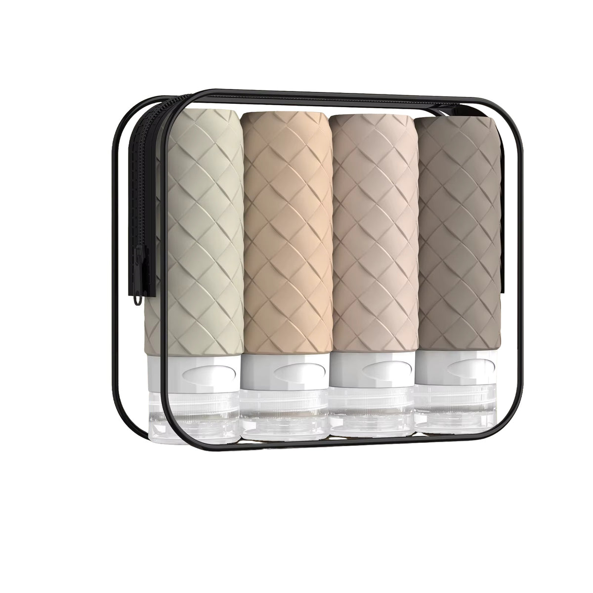 Kit flacons de voyage en silicone