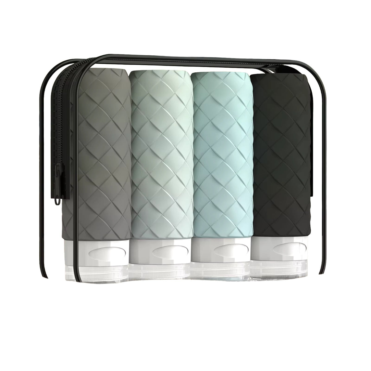 Kit flacons de voyage en silicone