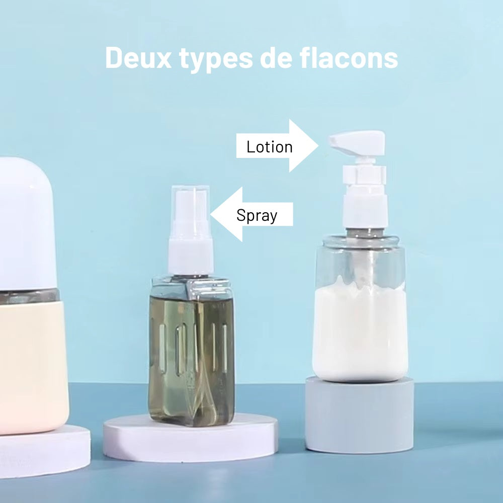 4-in-1 Refillable Travel Bottle Set