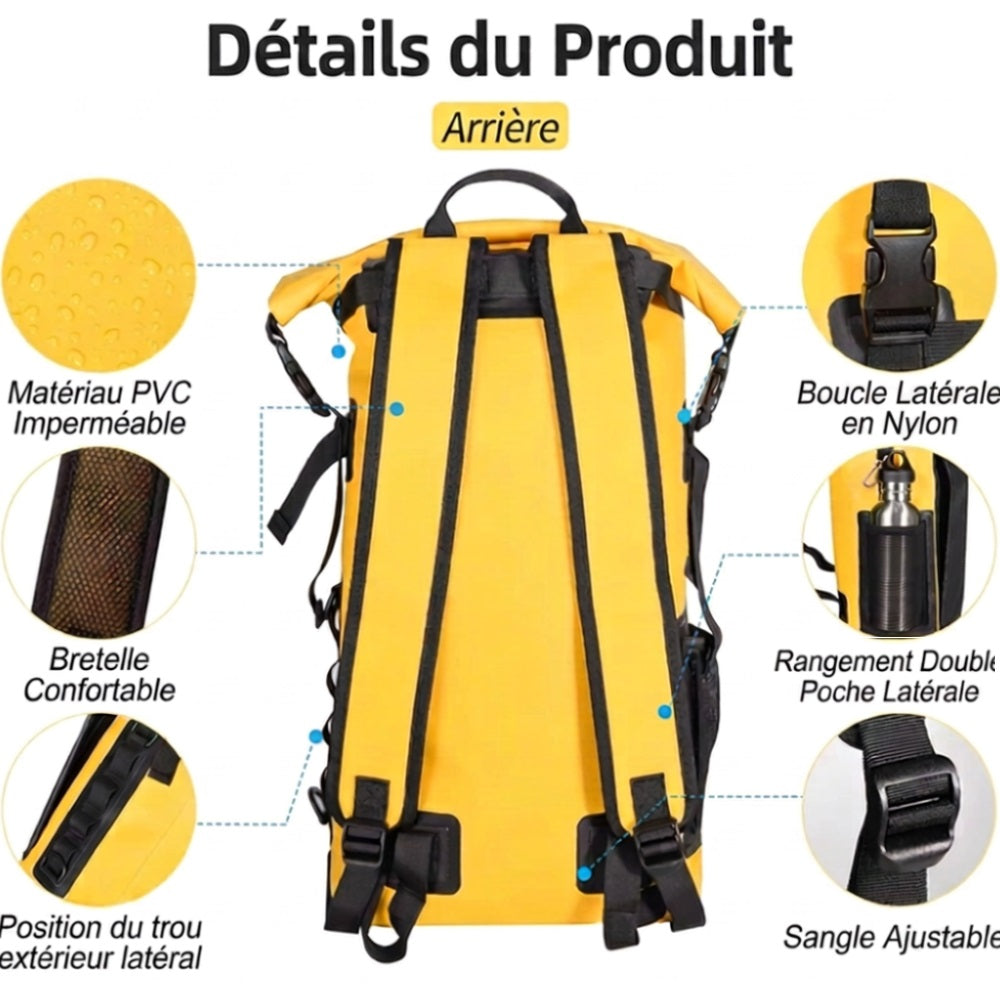Sac à Dos Etanche 25L et 35L - Idéal Sorties Nautique