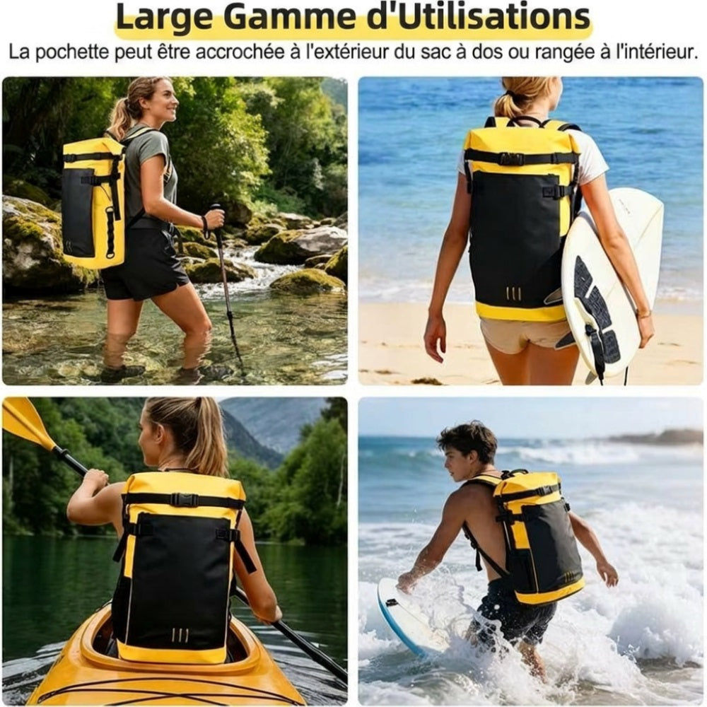 Sac à Dos Etanche 25L et 35L - Idéal Sorties Nautique