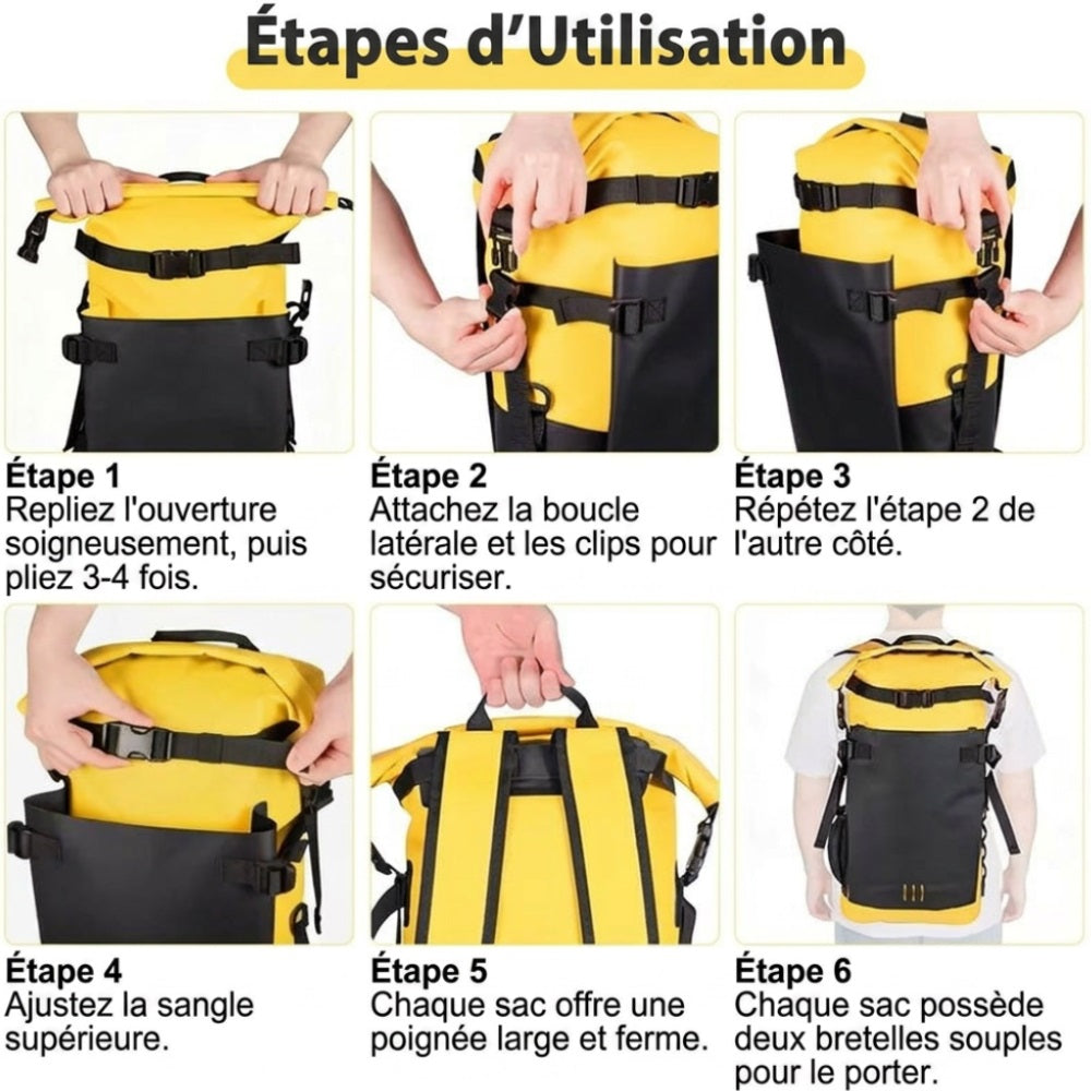 Sac à Dos Etanche 25L et 35L - Idéal Sorties Nautique
