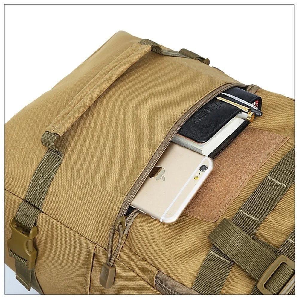 Sac De Voyage Tactique 3 en 1 50L - Modulable & Grande Capacité
