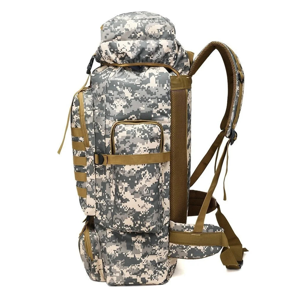 Sac à Dos Alpinisme 80L - Grande Capacité, Voyage & Aventure