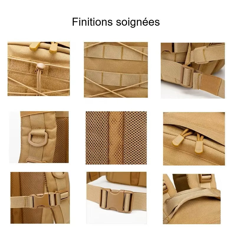 Sac à Dos tactique 45L - Compact & Pratique
