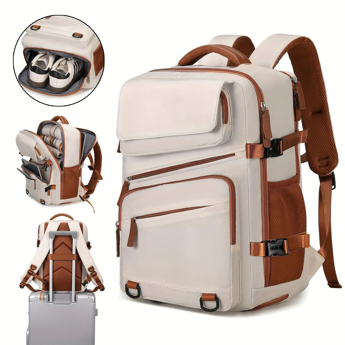 Sac à Dos Voyage 30L - Format Cabine & Organisation Optimisée