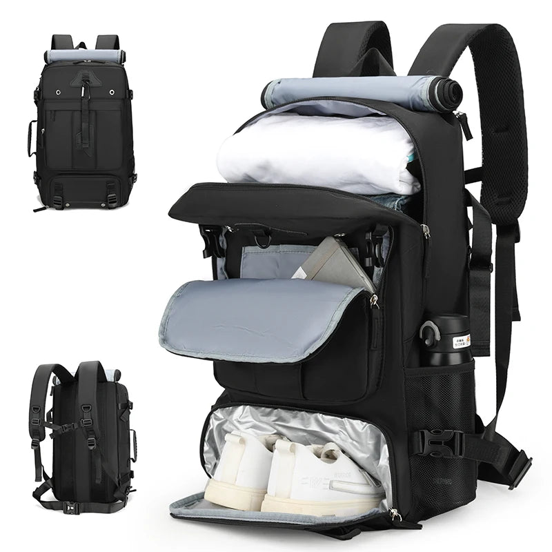 Sac à Dos de Voyage 45L - Pratique, Léger & Spacieux