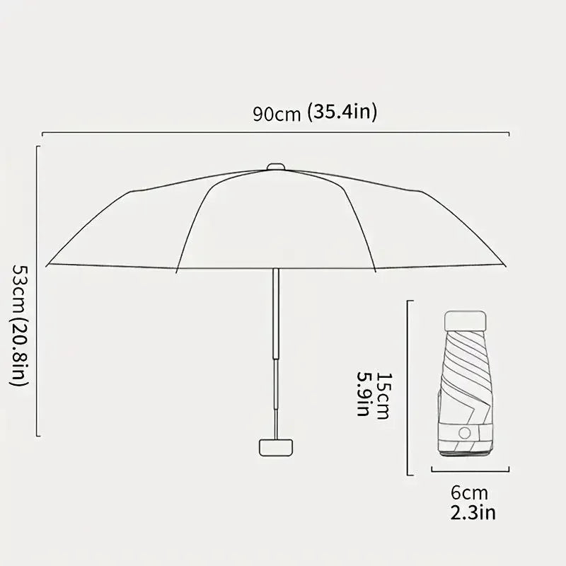 Mini Parapluie Ultra-Compact