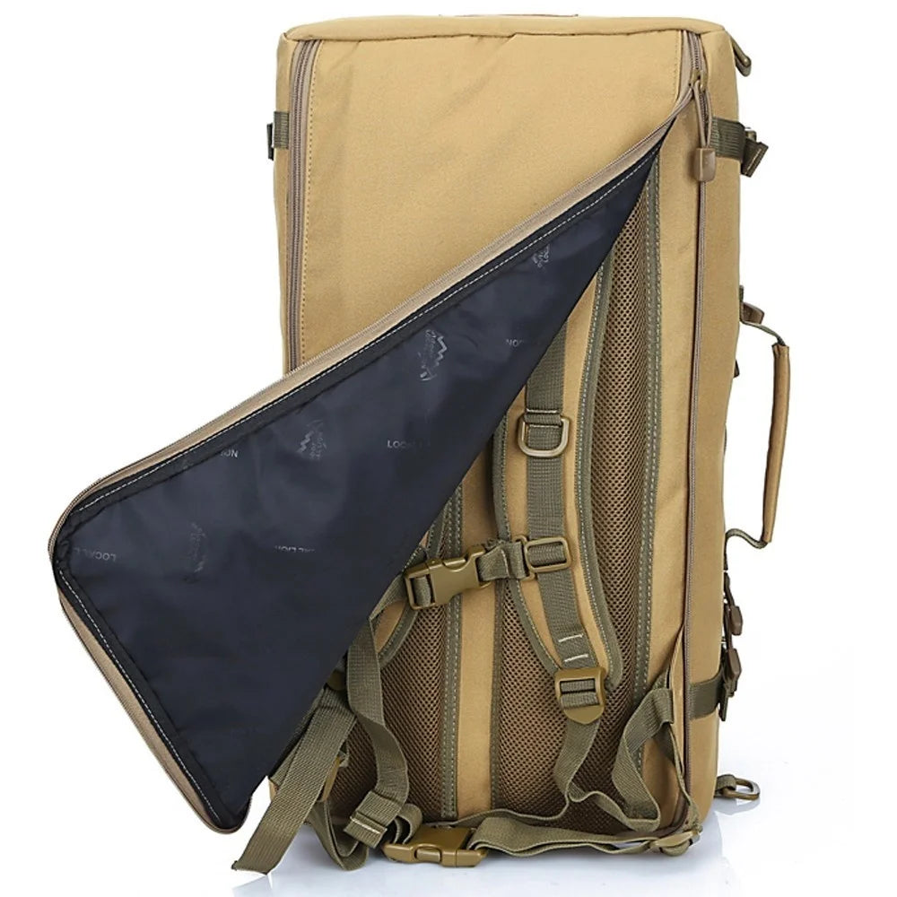 Sac De Voyage Tactique 3 en 1 50L - Modulable & Grande Capacité