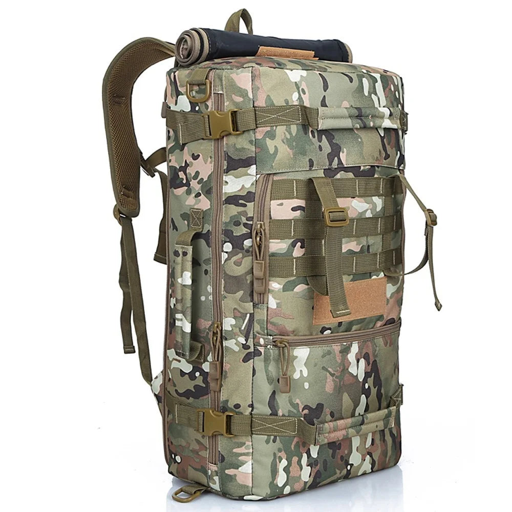 Sac De Voyage Tactique 3 en 1 50L - Modulable & Grande Capacité