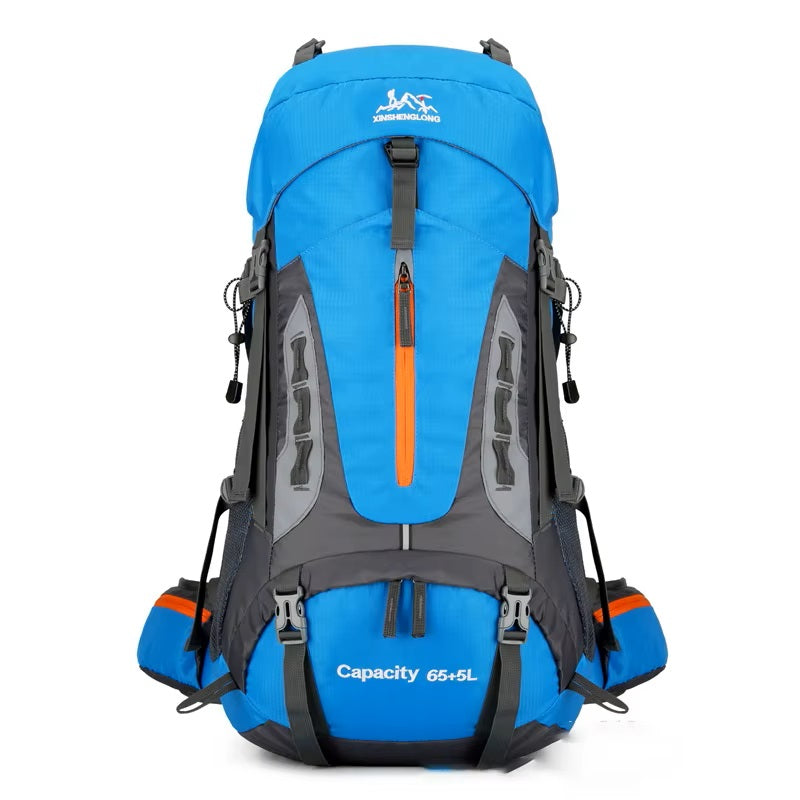 Large volume 70L hiking backpack