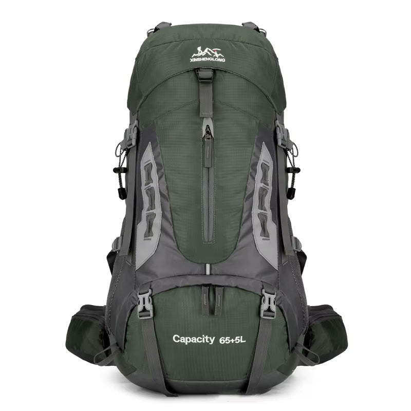 Large volume 70L hiking backpack