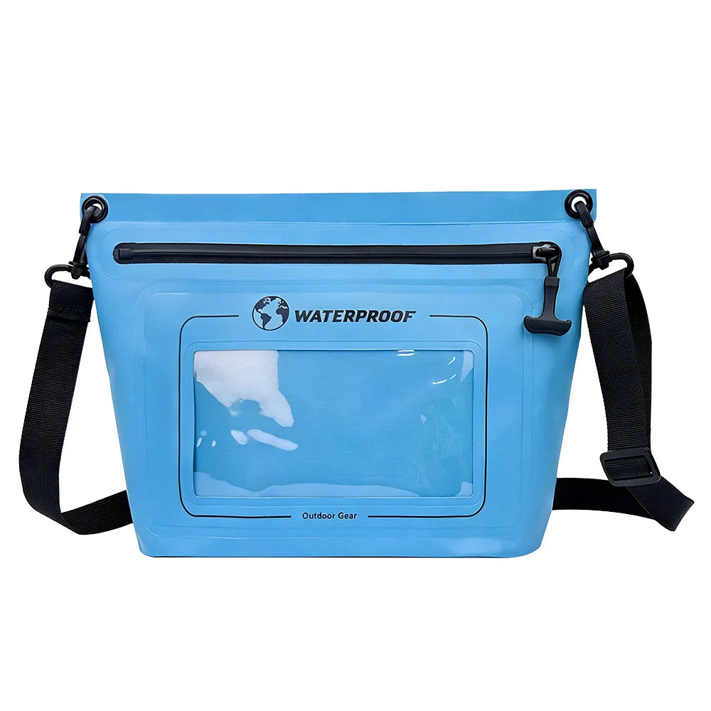 Sacoche Imperméable Bandoulière 0,5L - Idéal Piscine, Plage