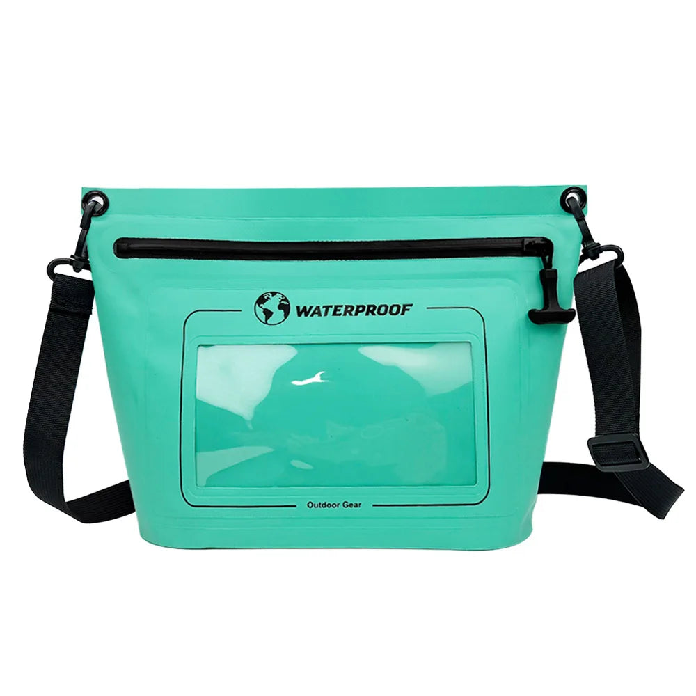 Sacoche Imperméable Bandoulière 0,5L - Idéal Piscine, Plage