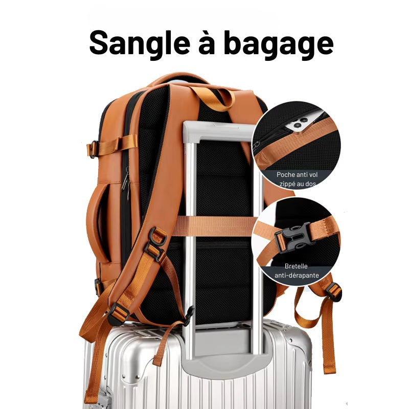 Sac à Dos Cabine 35L - Elégance et Confort Premium