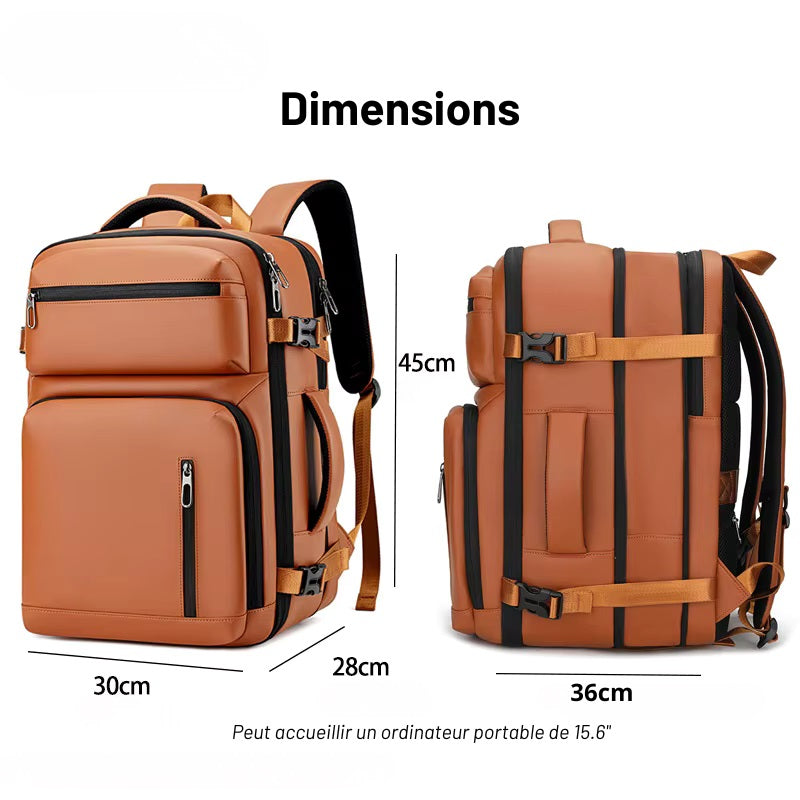 Sac à Dos Cabine 35L - Elégance et Confort Premium