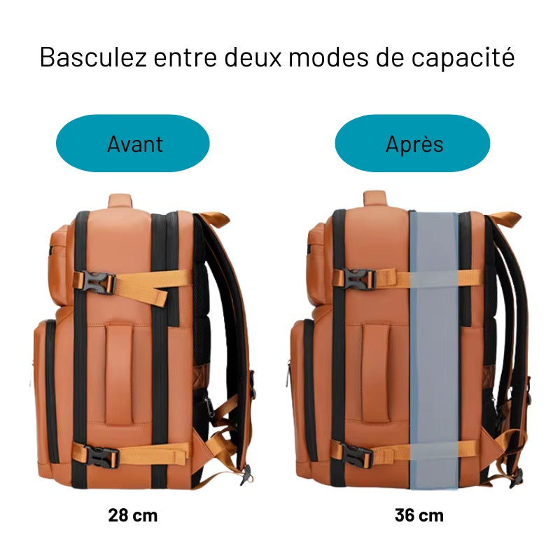 Sac à Dos Cabine 35L - Elégance et Confort Premium