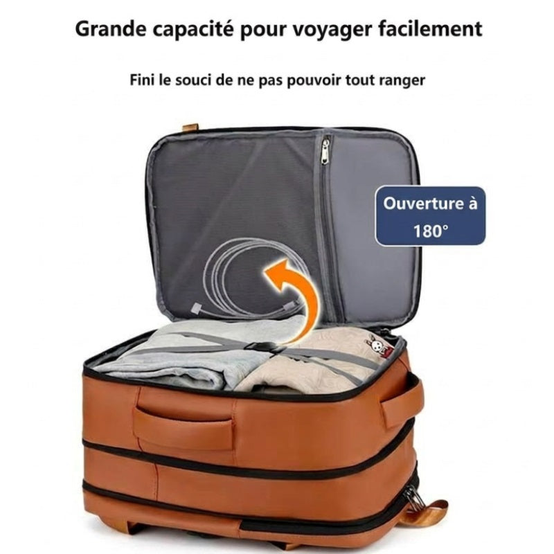 Sac à Dos Cabine 35L - Elégance et Confort Premium