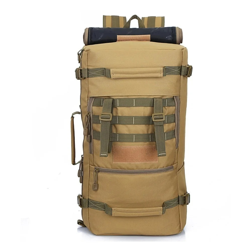 Sac De Voyage Tactique 3 en 1 50L - Modulable & Grande Capacité