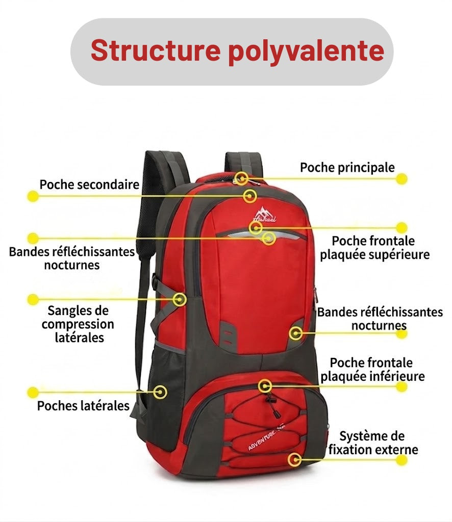 Sac à Dos Randonnée Homme et Femme - Confort & Organisation