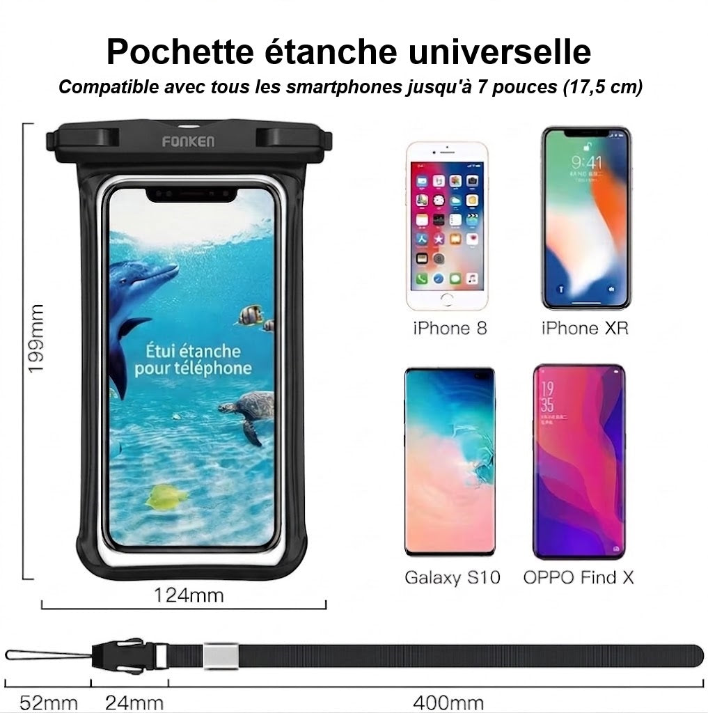 Coque Etanche Universelle IPX8
