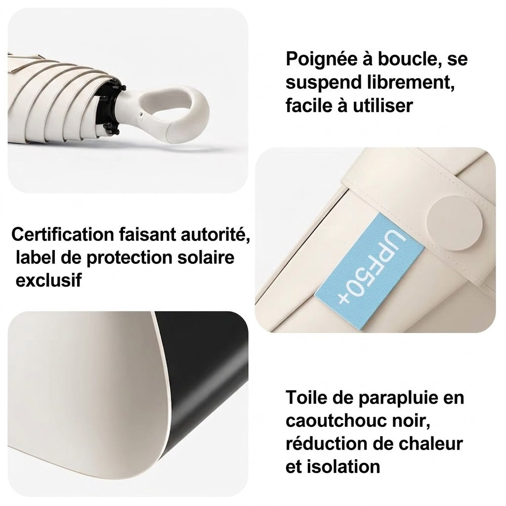 Parapluie de Voyage Ultra-Compact