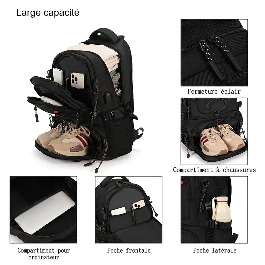 Sac à Dos de Randonnée Outdoor 35L - Performance & Confort Quotidien