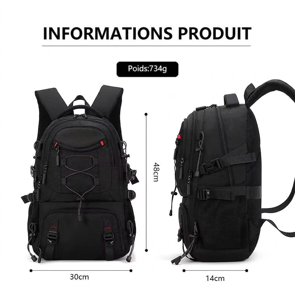Sac à Dos de Randonnée Outdoor 35L - Performance & Confort Quotidien