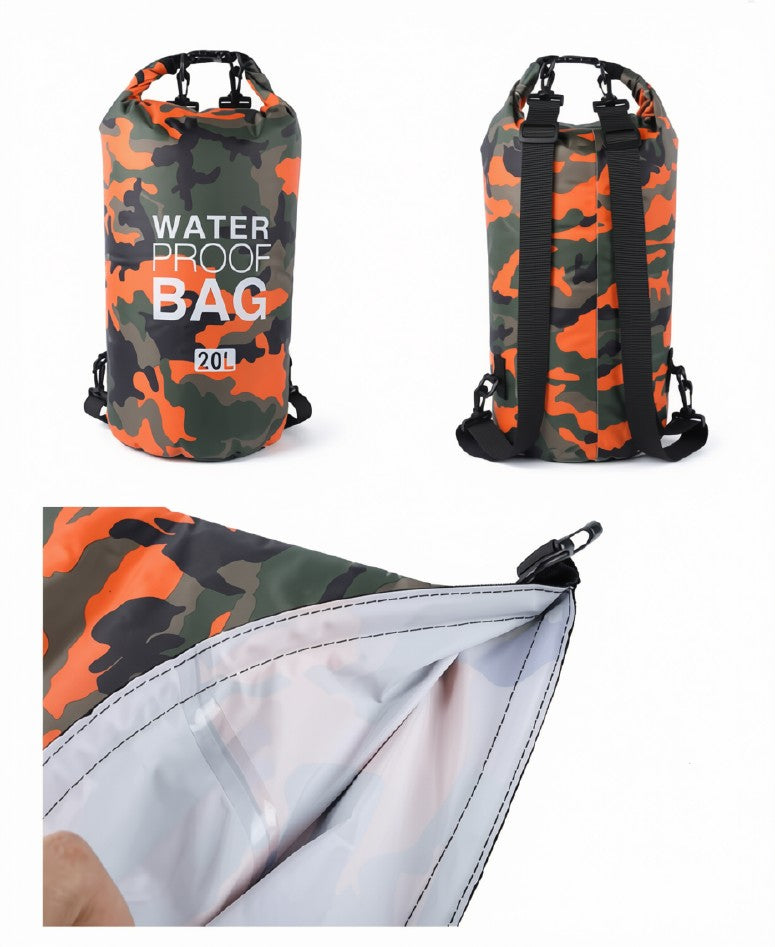 Sac à Dos Imperméable Camouflage 10L et 15L - Protection Totale Contre la Pluie