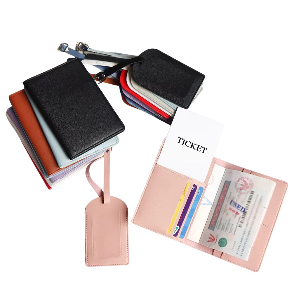 Protège Passeport et Étiquette Bagage
