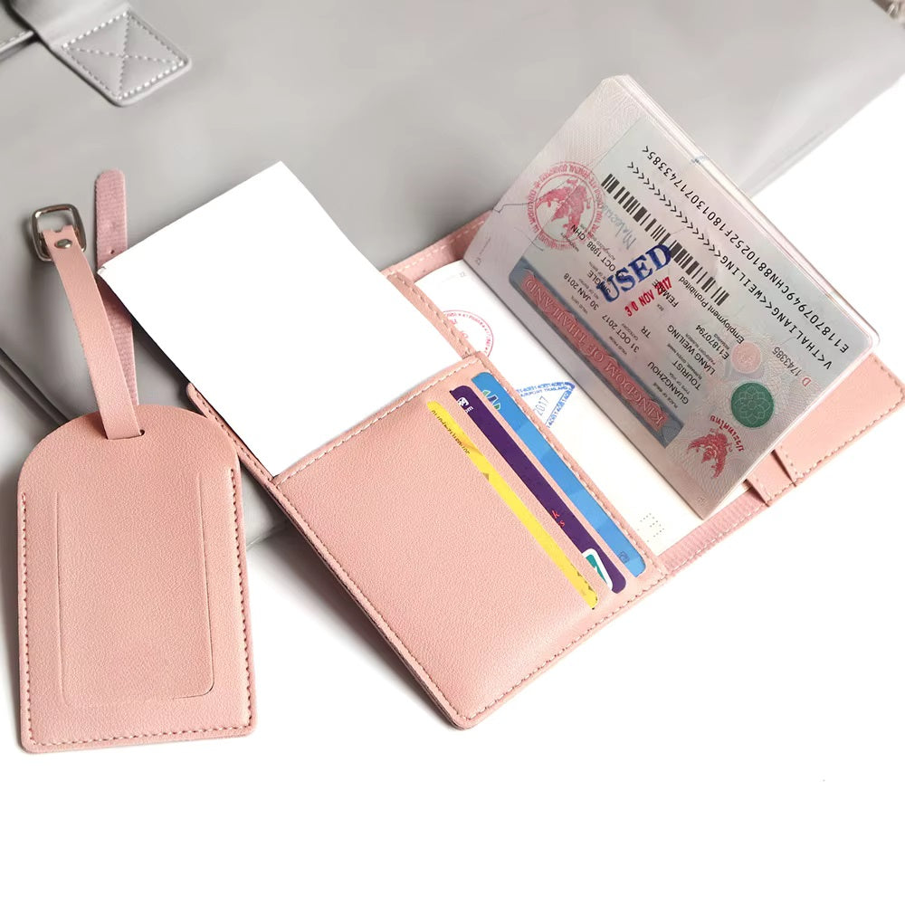 Protège Passeport et Étiquette Bagage